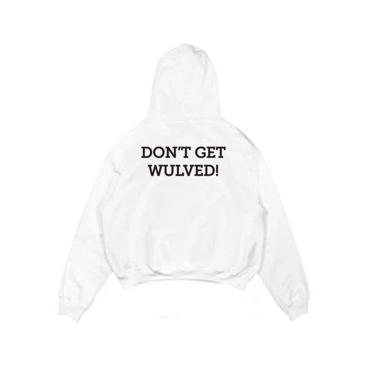 DON'T GET WULVED! - WHITE SWEATER