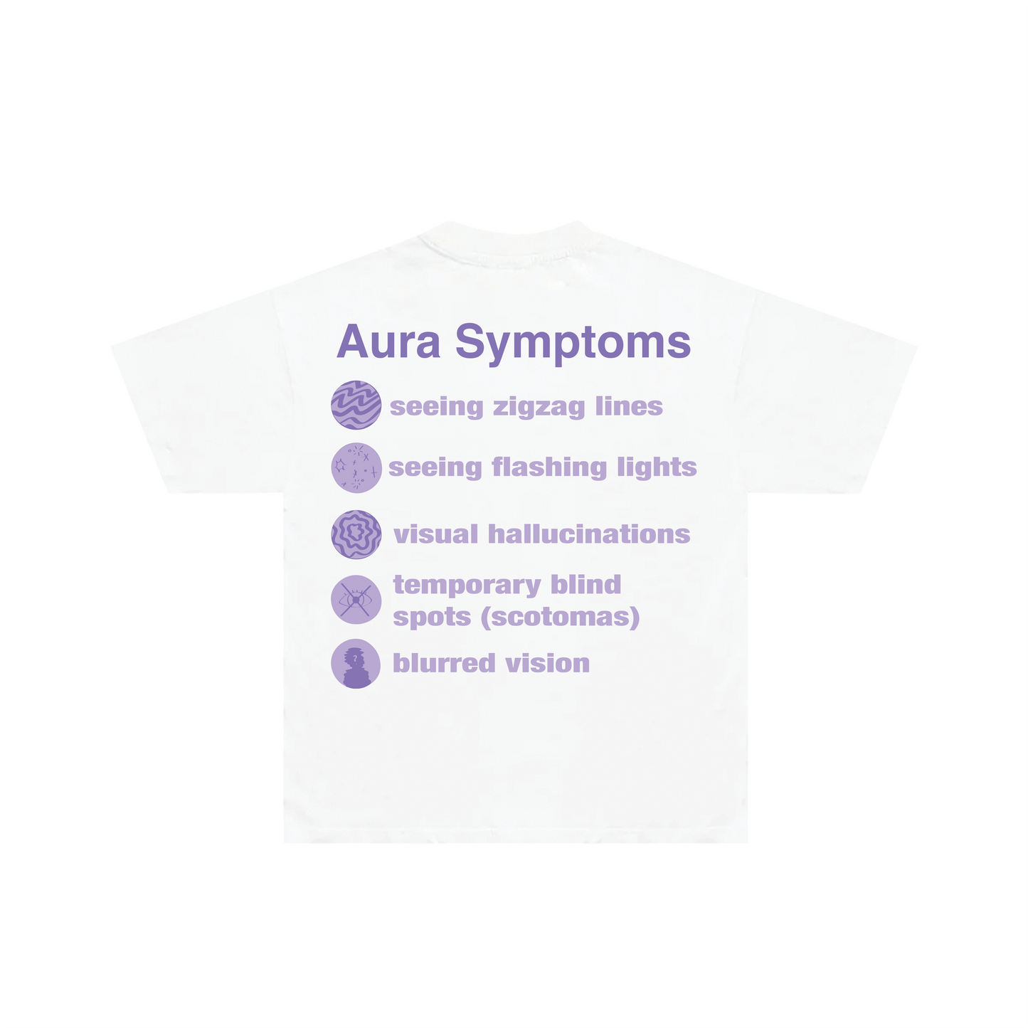 AURA SYMPTOMS - WHITE